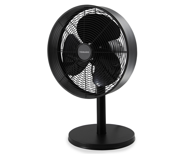 Ventilateur de table Tomado  Ø 35cm rétro noir