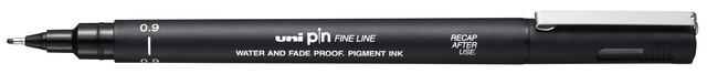 Fineliner Uni-Ball Pin 0,9mm noir