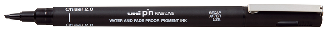 Fineliner Uni-Ball Pin biseau 2mm noir