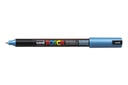 Paintmarker Uni POSCA PC1MR extra fijn metallic blauw