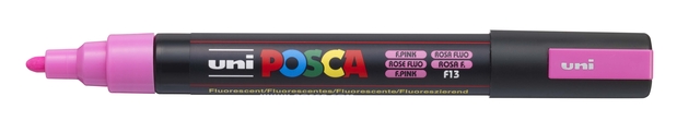 Verfstift Posca PC5M medium fluor roze