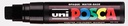 Paintmarker Uni POSCA PC17K extra breed rechthoek zwart