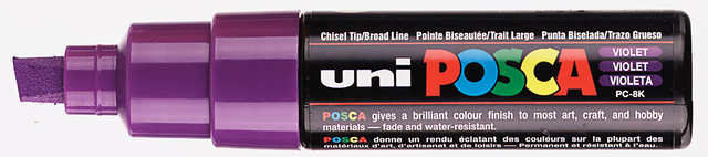 Marqueur peinture Posca PC8K Large biseau violet