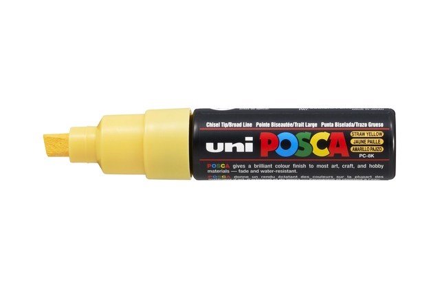 Paintmarker Uni POSCA PC8K breed schuin strogl