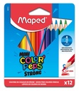Kleurpotlood Maped Color'Peps Mini Strong set à 12 kleuren