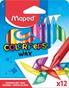 Waskrijt Maped Color'Peps Wax set á 12 kleuren