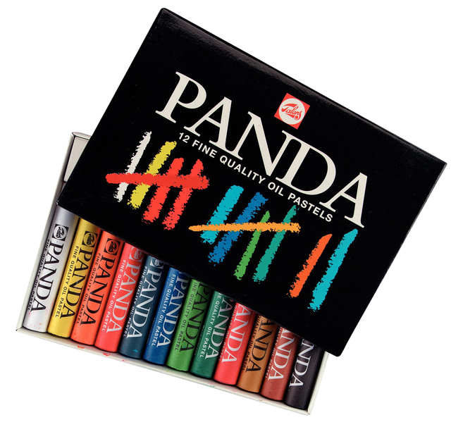 Pastel à l'huile Talens Panda set 12 couleurs