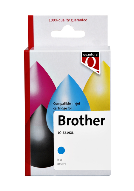 Cartouche d'encre Quantore alternative pour Brother LC-3219 XL bleu