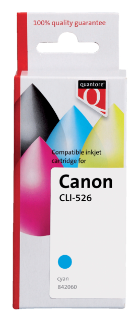 Inktcartridge Quantore alternatief tbv Canon CLI-526 blauw