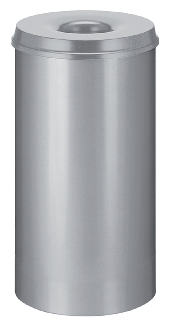 Corbeille à papier anti-feu Vepa Bins 50 litres 33,5cm gris clair