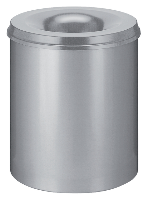 Corbeille à papier Vepa Bins anti-feu 80L gris