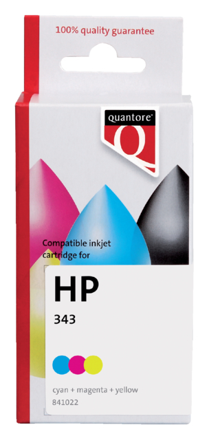 Cartouche d’encre Quantore alternative pour HP C8766EE 343 couleur