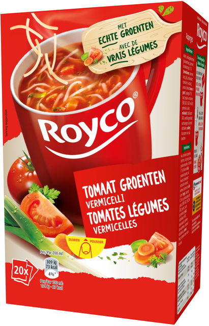 Soupe Royco tomates légumes 20 sachets