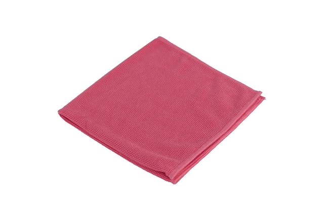 Chiffon microfibre Cleaninq Prof 40x40cm rouge 10 pièces