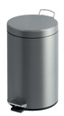 Poubelle à pédale V-part 12L inox mat