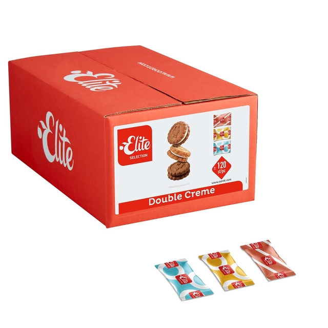 Koekjes Elite Selection Double Crème mix 120 stuks