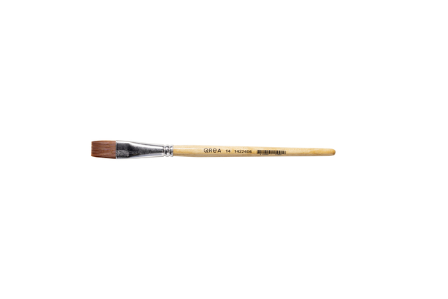 Brosse Qrea poil synthétique nr 14 largeur 15,3mm