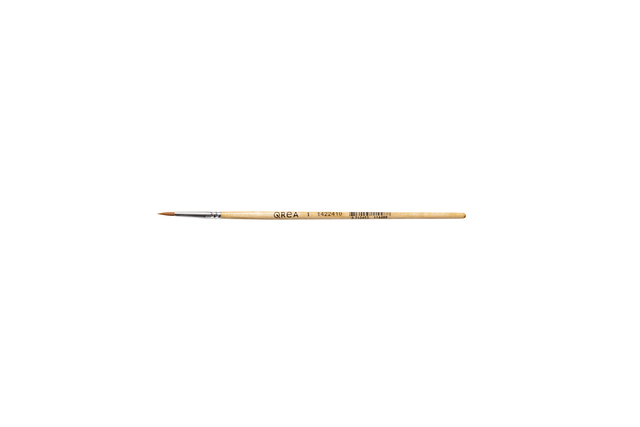 Pinceau Qrea poil synthétique n° 1 largeur 2,7mm