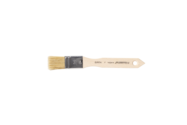 Brosse plate Qrea soie de porc n° 1 largeur 22,3mm