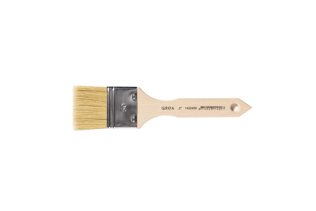 Brosse plate Qrea soie de porc n° 2 largeur 47,5mm