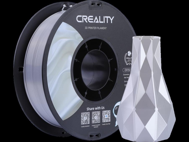 3D Filament Creality PLA 1.75mm Silk zilver 1kg