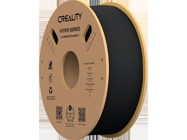 3D Filament Creality Hyper PLA 1.75mm Zwart 1kg