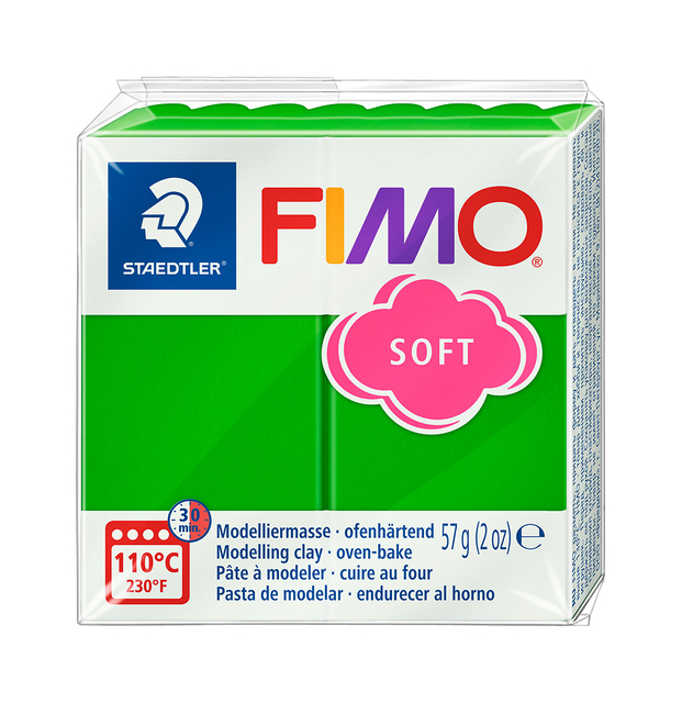 Pâte à modeler Fimo Soft 57g vert tropical