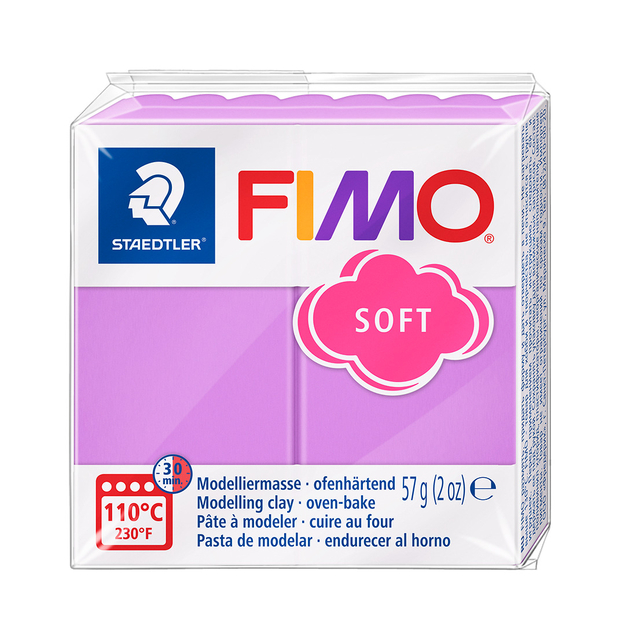 Pâte à modeler Fimo Soft 57g lavande