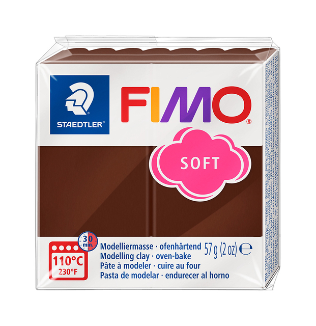 Pâte à modeler Fimo Soft 57g choco