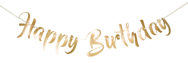 Guirlande Lettres  Happy Birthday or