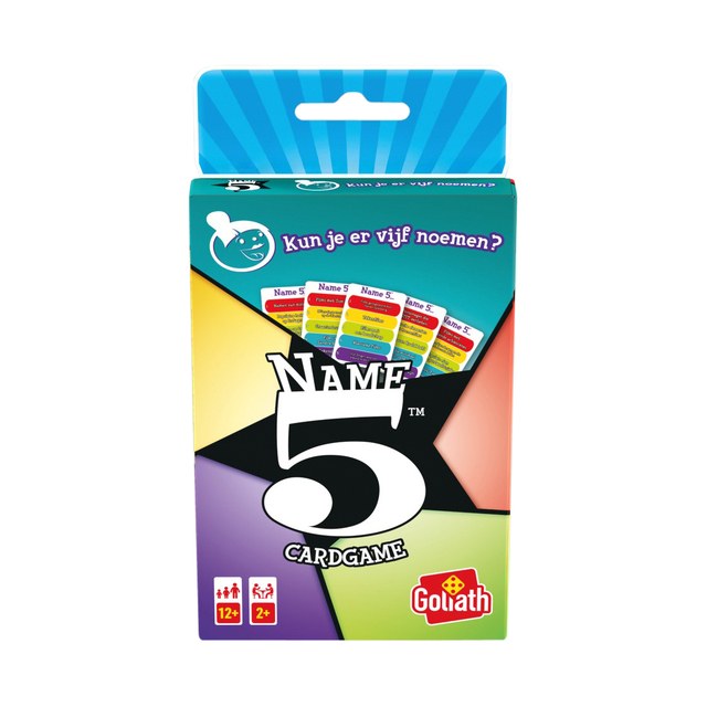 Jeu de cartes Name 5 édition de poche