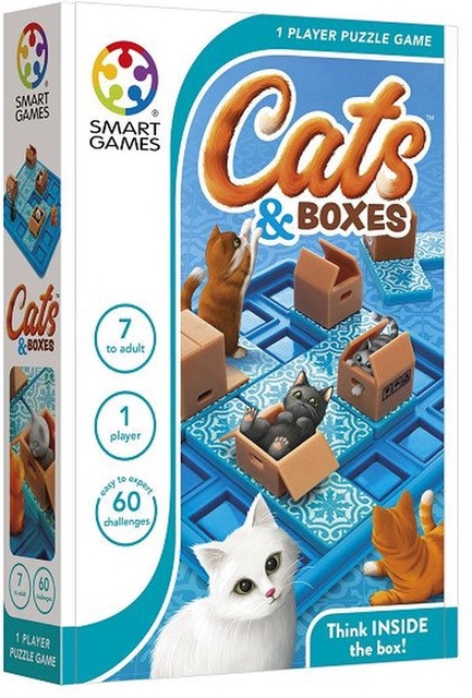 Jeu puzzle Smart Cats & Boxes (60 défis)
