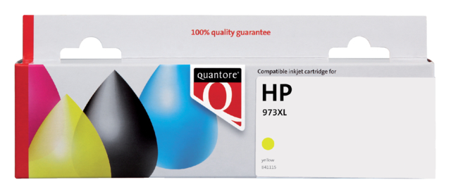 Inktcartridge Quantore alternatief tbv HP F6T83AE 973X geel