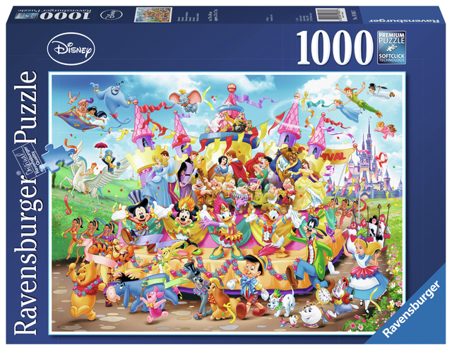 Puzzel Ravensburger Disney optocht 1000 stukjes