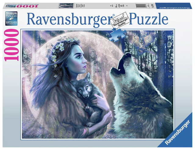 Puzzel Ravensburger Magie du clair de lune 1000 pièces