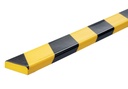 Beschermingsprofiel Durable S10 recht 1m geel zwart