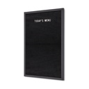 Letterbord IEZZY 40x60cm zwart hout