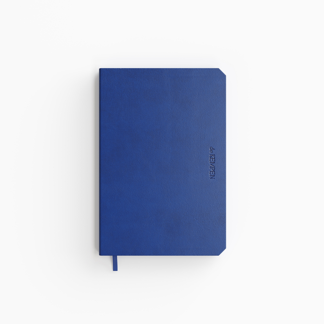 Notitieboek de KEMPEN Blue Note 110x160mm blanco 160 pagina's 90gr blauw