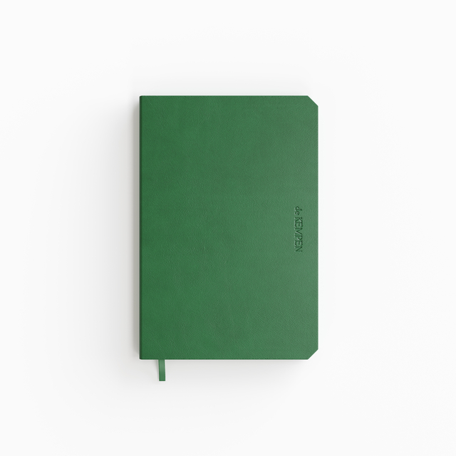 Carnet de notes De KEMPEN Origin 110x160mm ligné 160 pages 90g vert