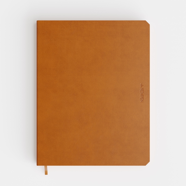 Carnet de notes De KEMPEN Atlas 171x220mm ligné 192 pages 90g brun