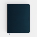 Notitieboek de KEMPEN Silence 171x220mm blanco 192 pag 90gr dblauw