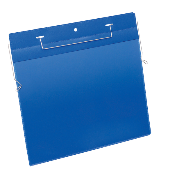 Documenthoes Durable A4 met ophangbeugel liggend blauw 50 stuks