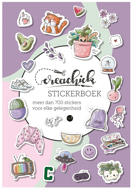Livret d'autocollants CreaChick A5 50 feuilles