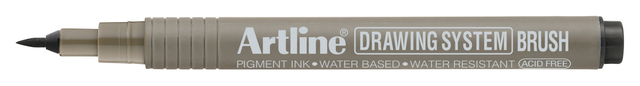 Fineliner Artline technisch brush zwart