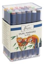 Marqueur à alcool Nassau Arts pointe duo set 24 couleurs