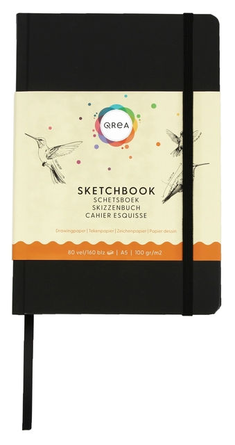 Carnet de croquis Qrea A5 100g 80 feuilles