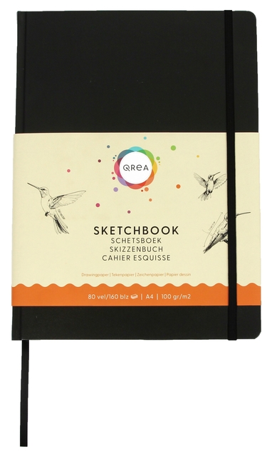 Carnet de croquis Qrea A4 100g 80 feuilles