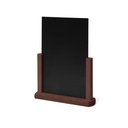 Ardoise de table IEZZY A5 brun foncé bois