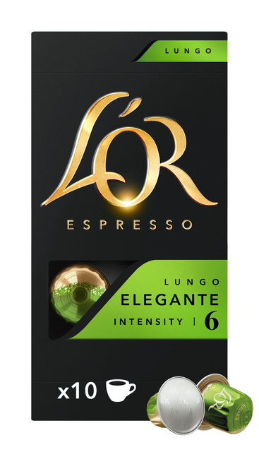 Koffiecups L'Or espresso Lungo Elegante 10 stuks