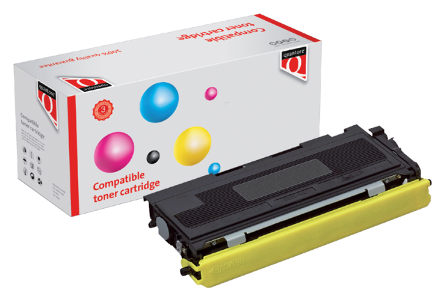 Toner Quantore alternatief tbv Brother TN-2000BK zwart